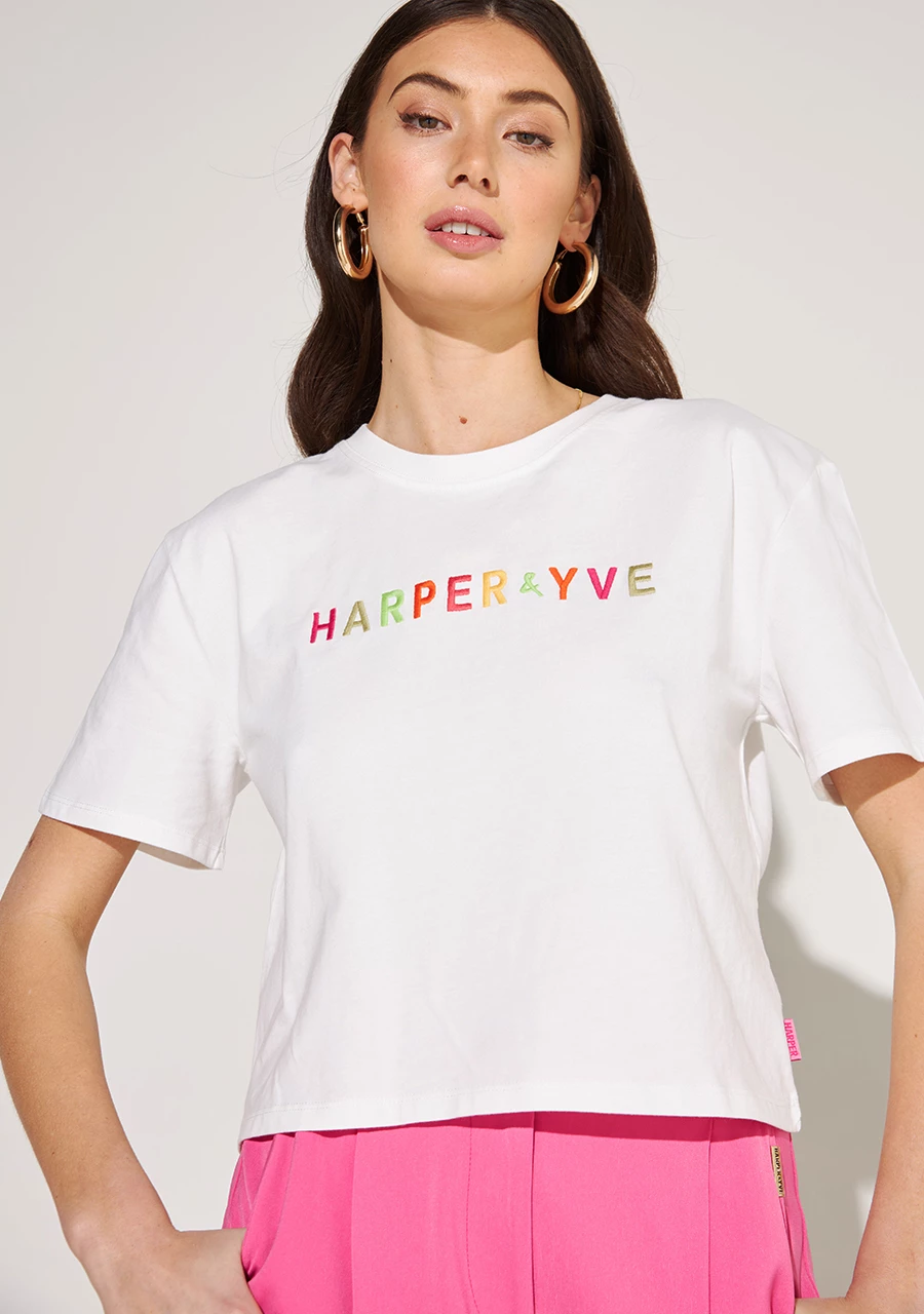 Harper & Yve Harper t-shirt cream white