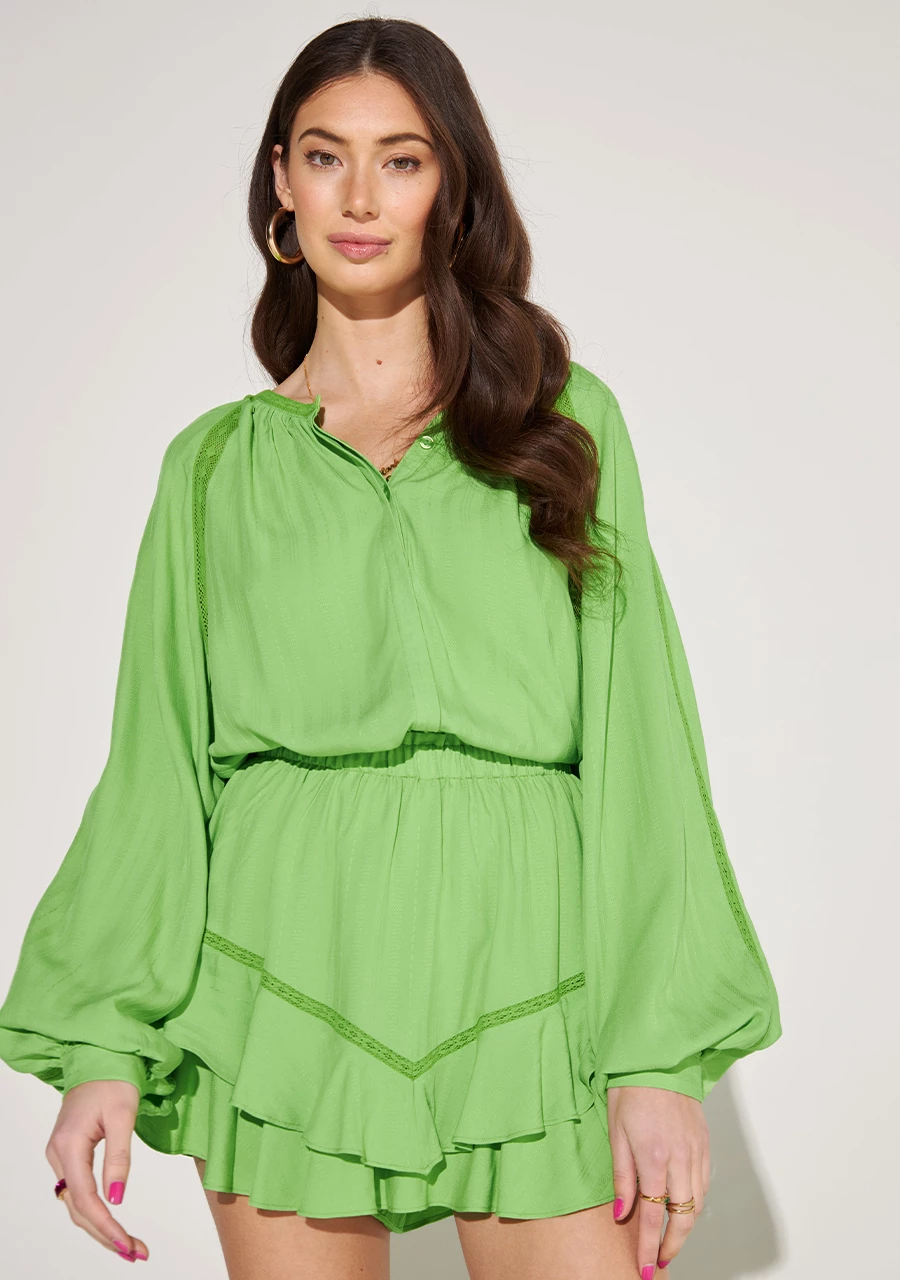 Harper & Yve Yanick blouse vibrant green