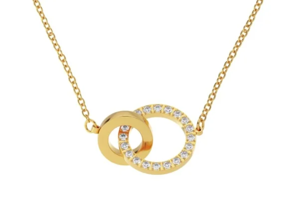 Edblad Eternal orbit necklace gold