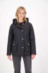 Airforce 4 pocket parka winterjas dames zwart