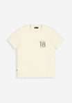 butcher of blue army 18 stencil tee beige grey