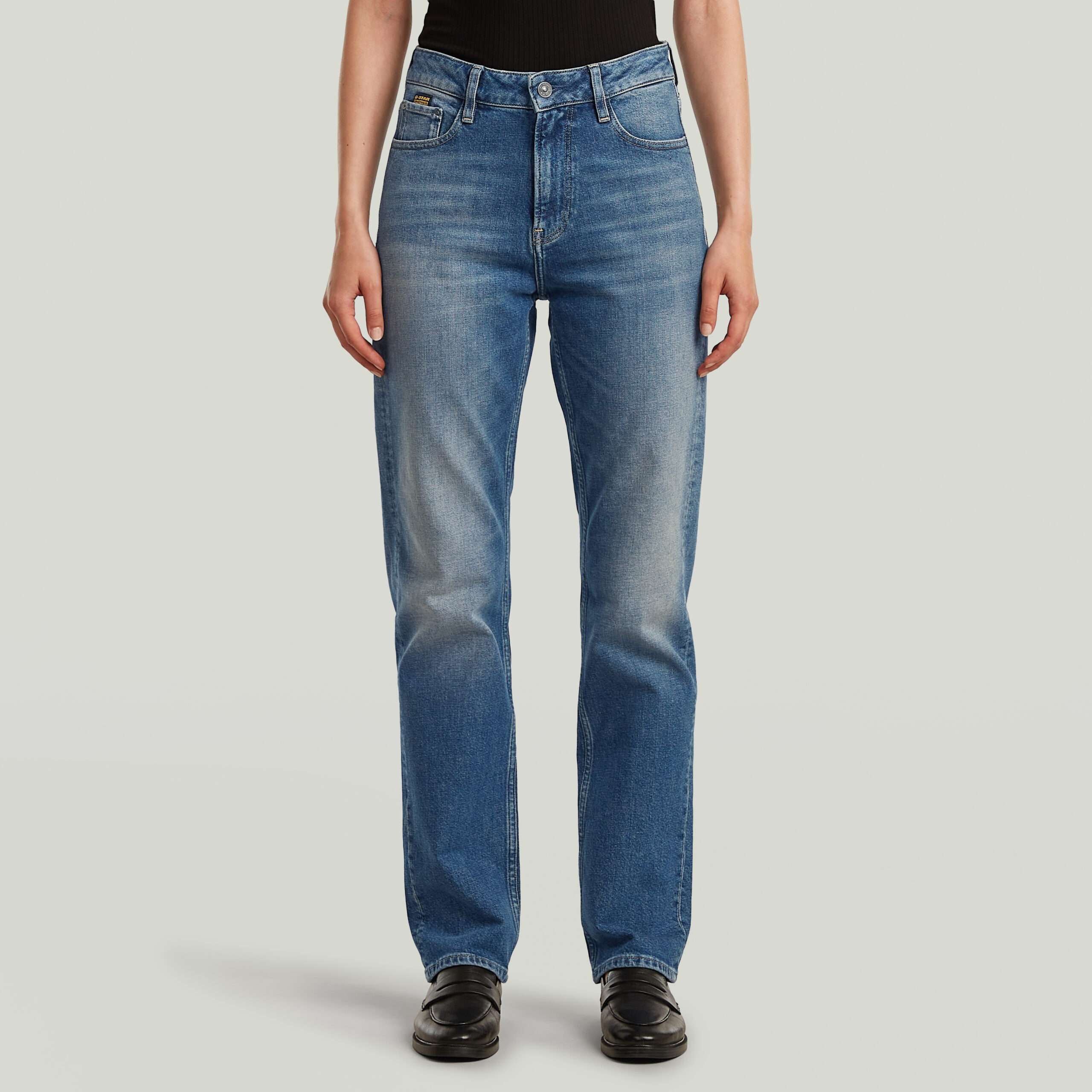 G-STAR Iggie straight faded antalya blue