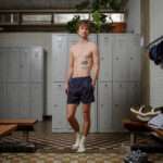 POCKIES Cherry boxers navy